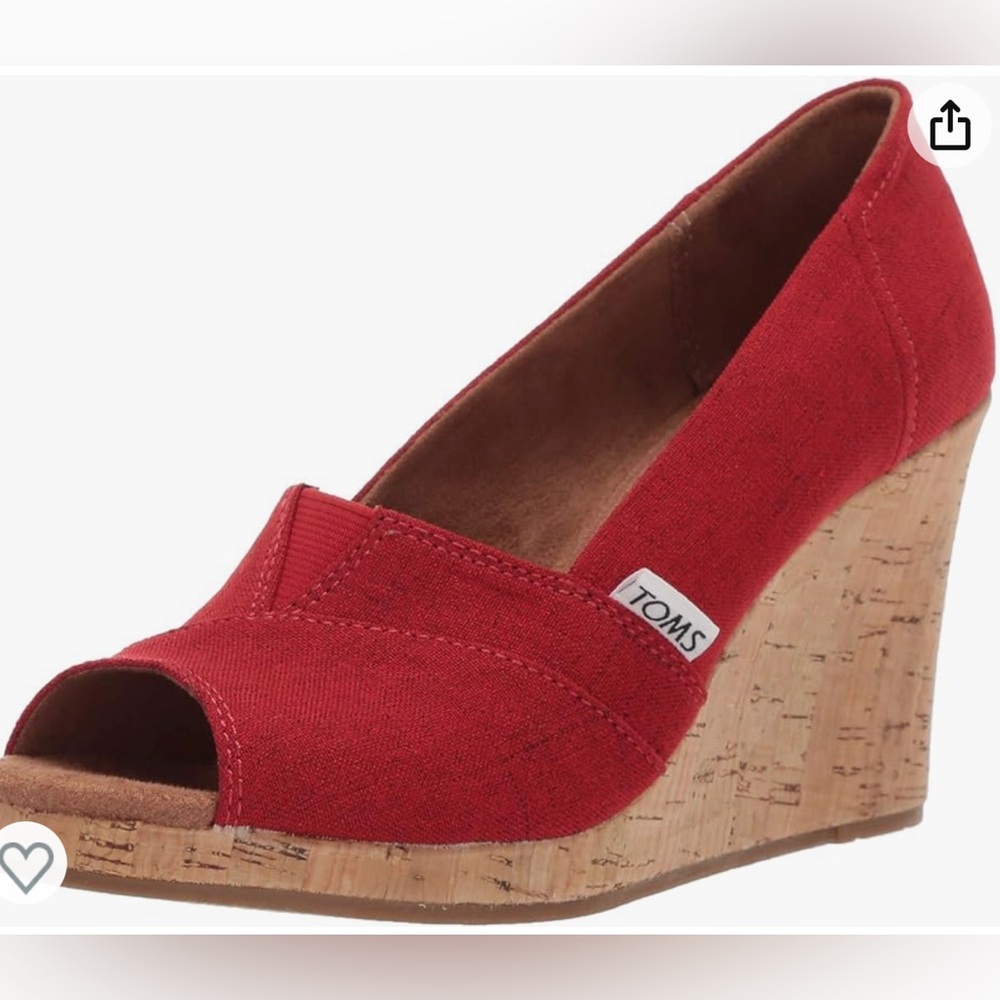 TOMS Women's Classic Espadrille Wedge Sandal